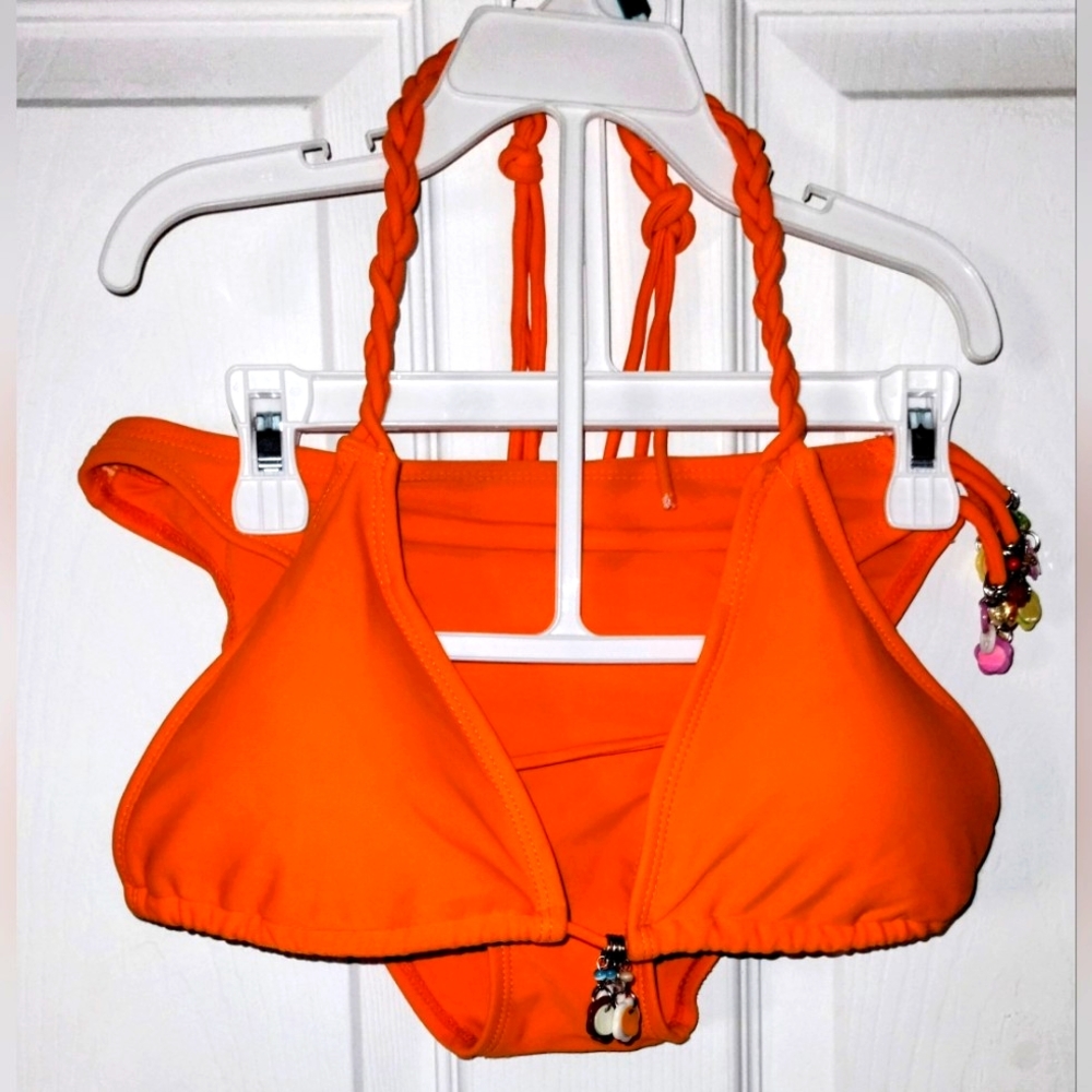 No Boundaries Junior's/ Women's Size M 2 piece Swimsuit. Bikini with Charms